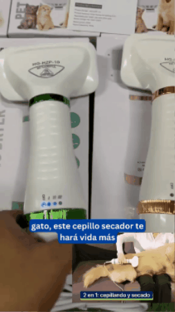Cepillo Secador Para Mascotas